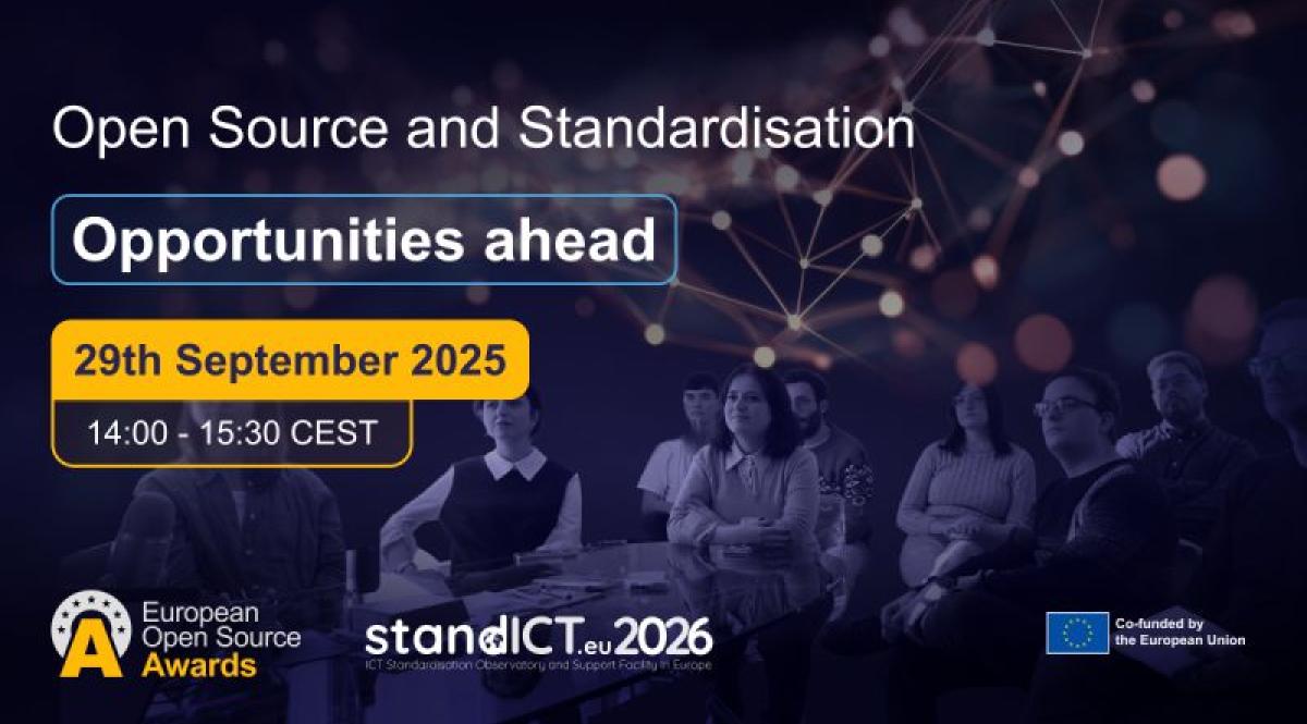 Open Source contributions to standardisation: opportunities ahead