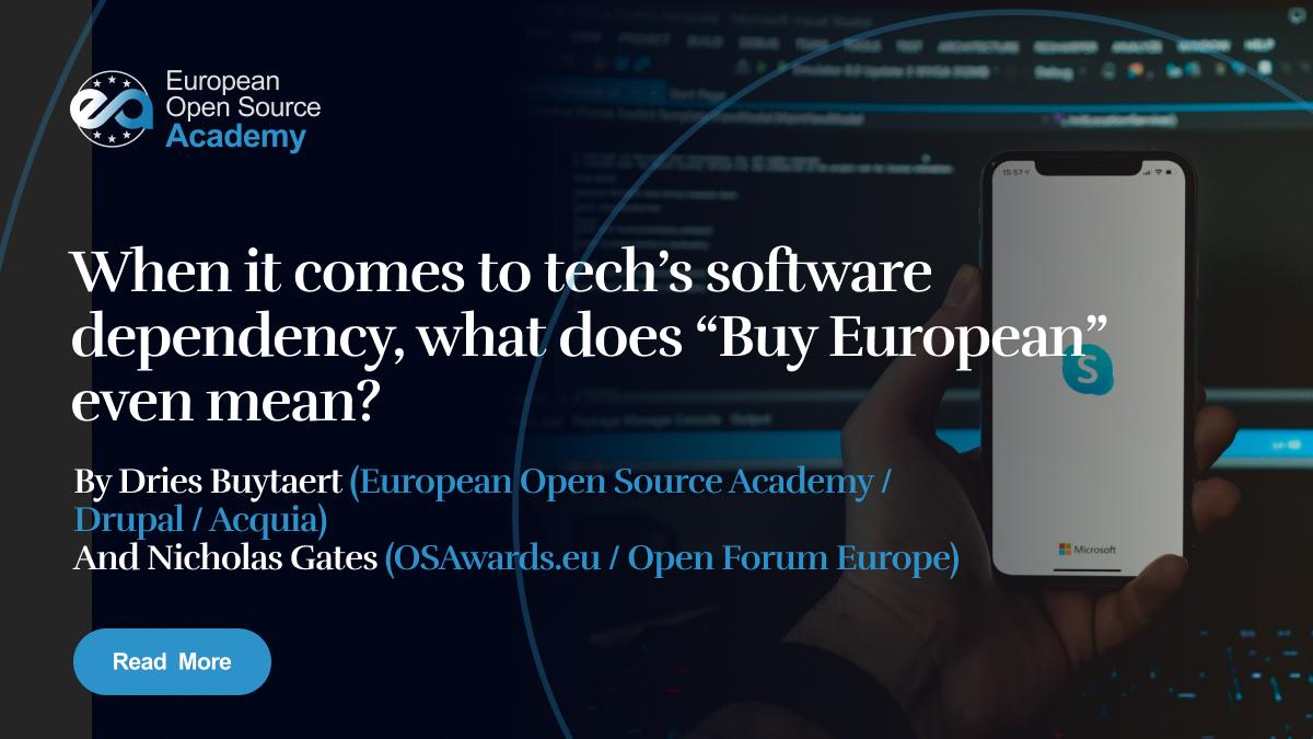 When it comes to tech’s software dependency, what does ‘Buy European’ even mean?