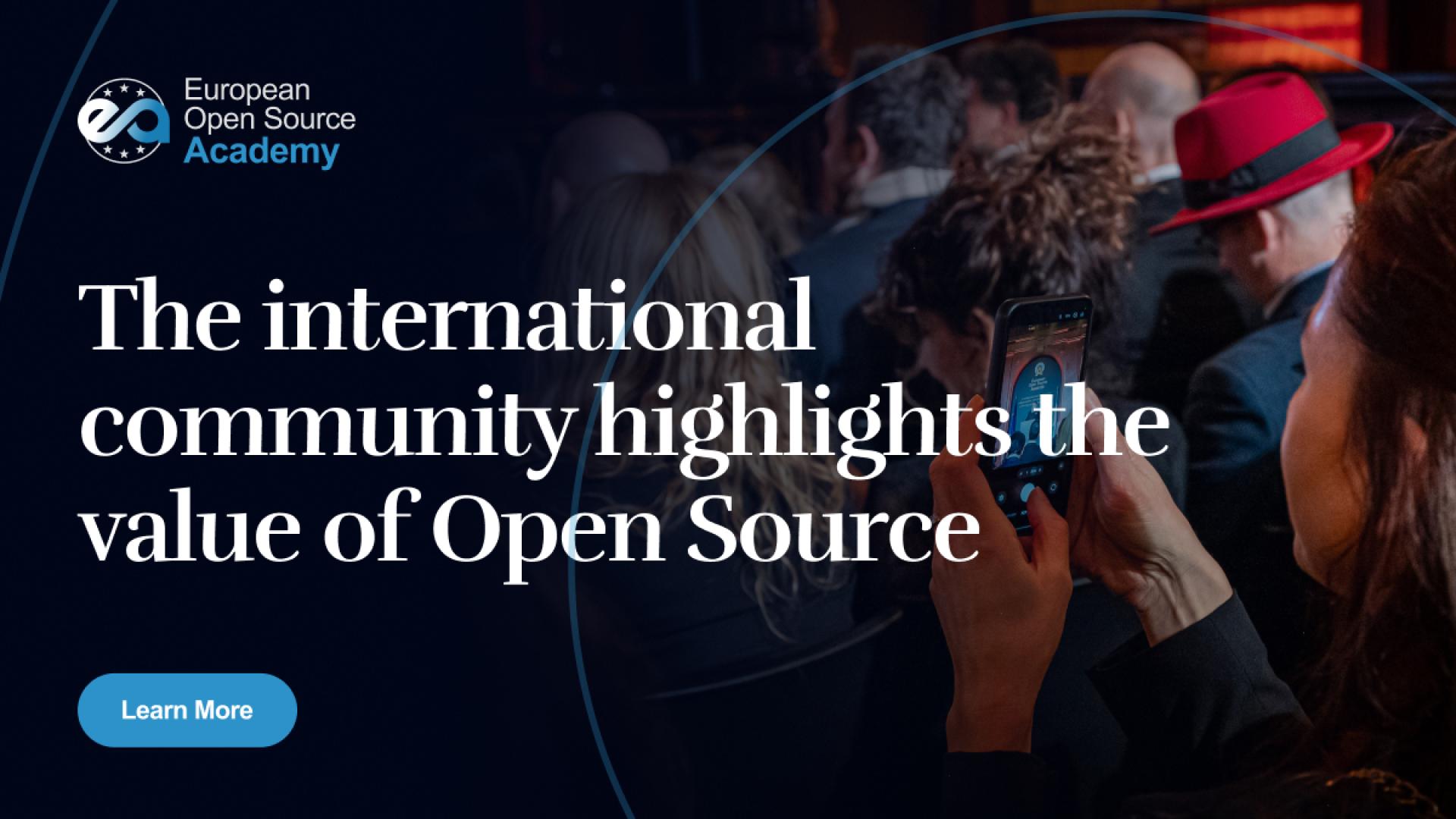 The international community highlights the value of Open Source
