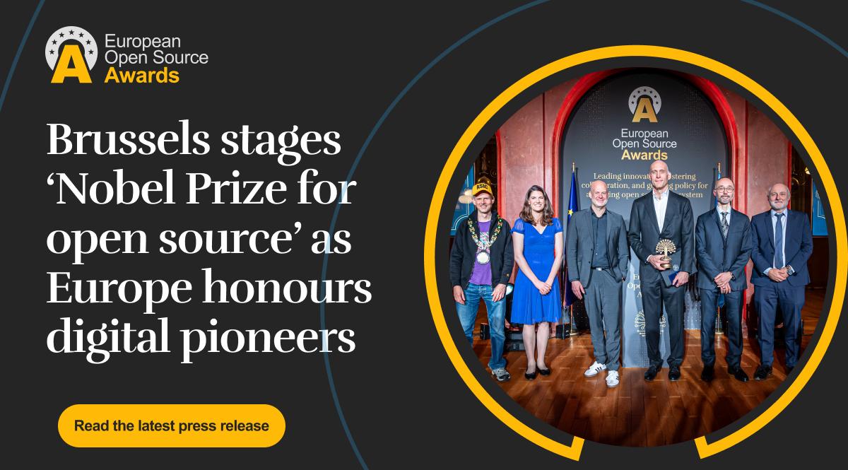 Brussels stages ‘Nobel Prize for open source’