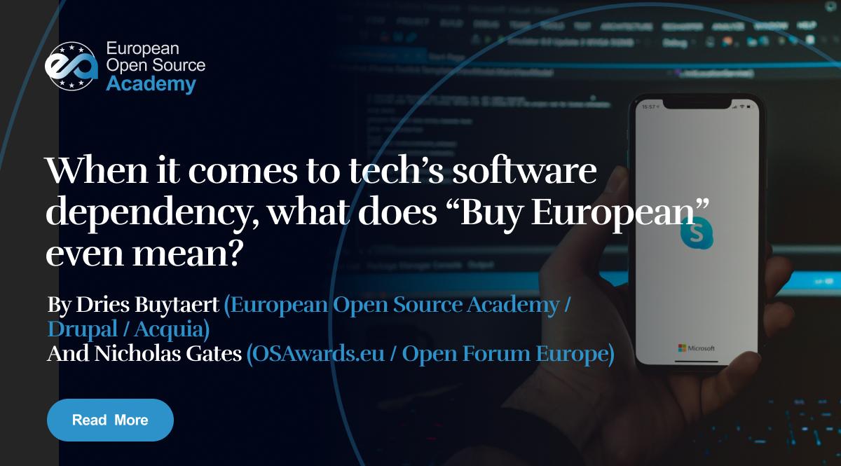 When it comes to tech’s software dependency, what does ‘Buy European’ even mean?