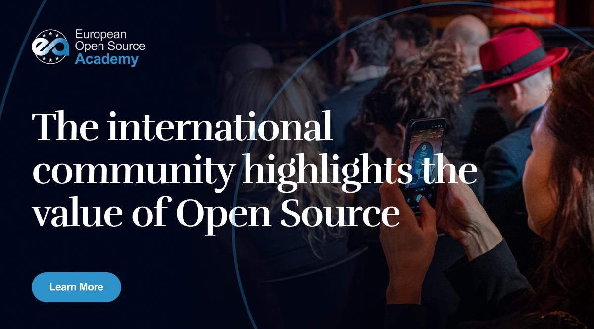 The international community highlights the value of Open Source