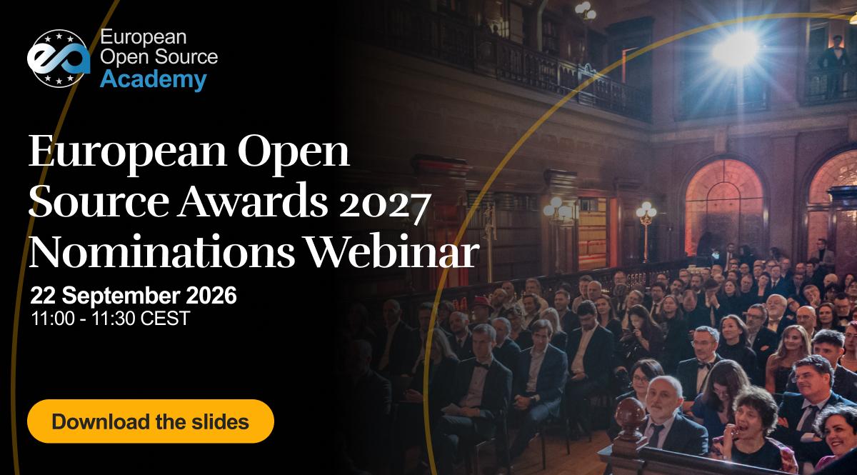 European Open Source Awards 2027 Nominations